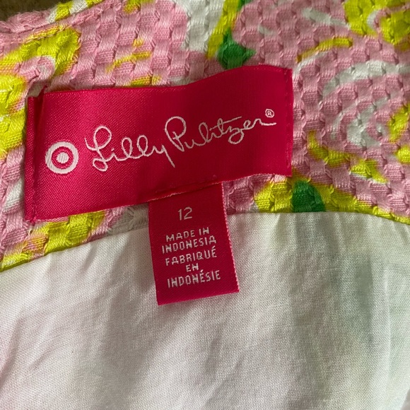 Lilly Pulitzer For Target Fan Dance Flamingo 20th Anniversary Shift Dress - Picture 13 of 16